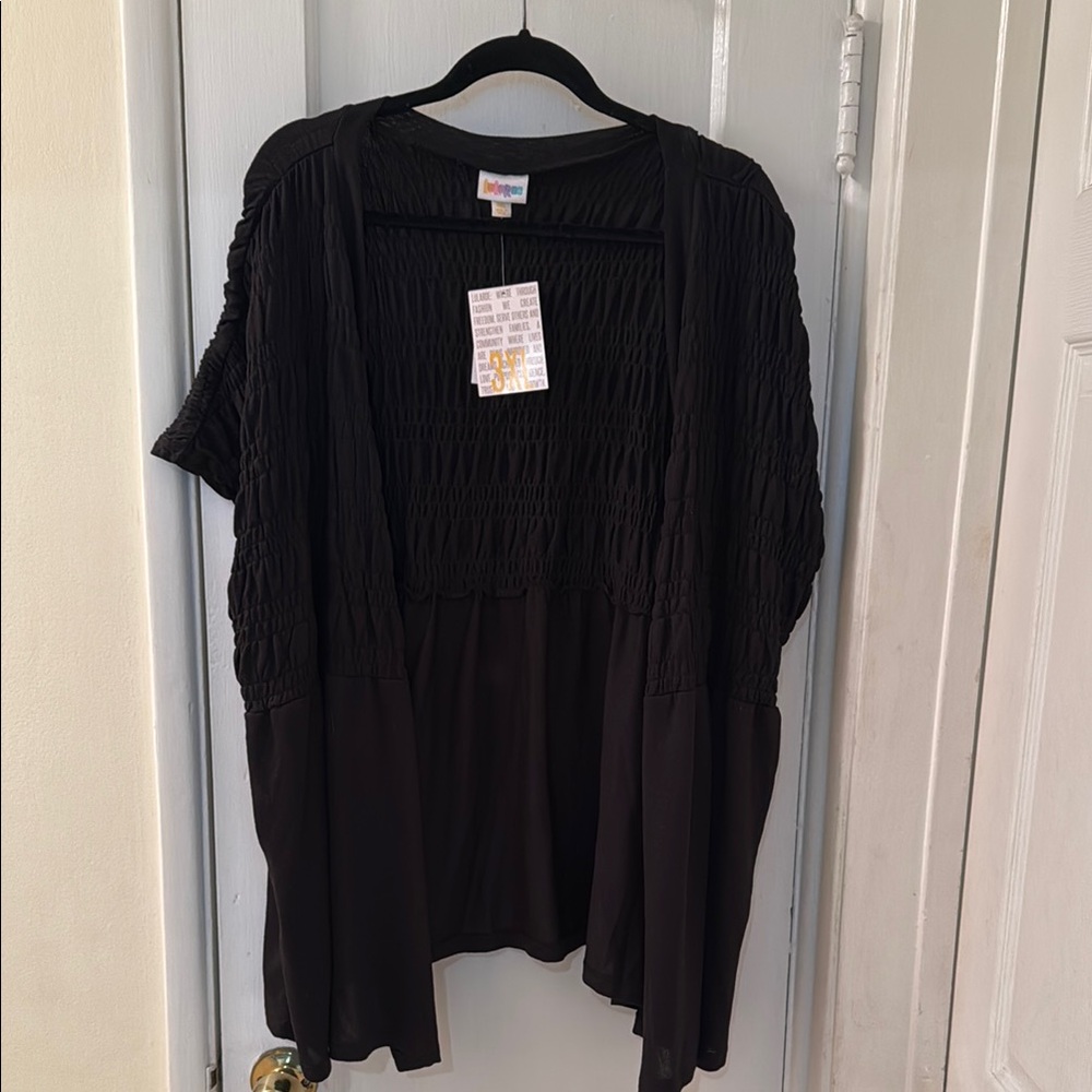 Black Boho Kimono Cardigan